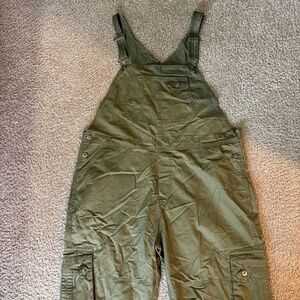 Xl  overall shorts cotton green